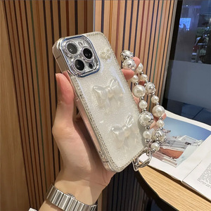 Sang Trọng Long Lanh Cung Rhinestone Thời Trang Trường Hợp Điện Thoại Cho 17 Pro Max Thời Trang Tinh Cung iPhone Bìa Cho 16 Cộng Với 15 14 Phụ Nữ Trường Hợp - Product Image 5