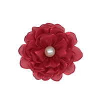 10CM DIY 3D bunga Patch Rose Applique kain Patch untuk pakaian gaun bunga pakaian rambut ornamen kerajinan