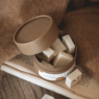 Pots à bougie de luxe personnalisés avec couvercle Vente en gros Conteneur à bougie biodégradable Pots cadeau ronds en papier Boîte à bijoux kraft recyclable