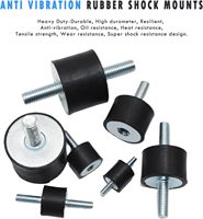 Hochwertige Maßgefertigte Gummilagerung, Anti-Vibrations-Gummipuffer, Isolator-Spule, Vibrationsdämpfer