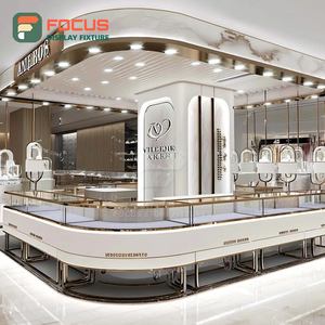 Vitrina de Joyería Personalizada para Centro Comercial, Panel de Vidrio Templado, Vitrina para Tienda de Joyería - Product Image 6