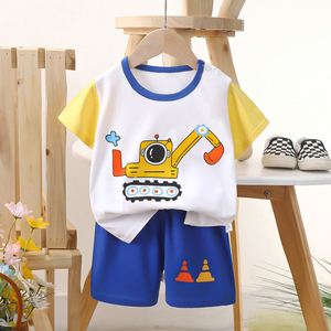 어린이 만화 소년 옷 아동복 캐주얼 여름 소년 의류 세트 - Product Image 6