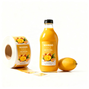 Tùy Chỉnh Nước Ép Trái Cây Bao Bì Uống Nhãn Chai Nước Giấy Bao Bì Nhãn Tùy Chỉnh Nước Trái Cây Nhãn Dán Chất Lượng Cao - Product Image 2