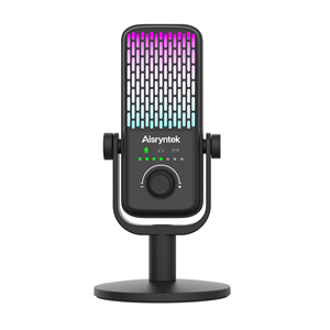Nuovi Arrivi 2026: Microfono da Gaming Multifunzione ARS-60 con Cancellazione del Rumore, Monitoraggio e Mixaggio, Microfono a Condensatore RGB da Scrivania per PC - Product Image 1
