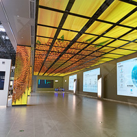 Rideau transparent en verre pour fenêtre intérieure et extérieure Écran d'affichage à LED P3.91-7.8 mur vidéo à LED Publicité pour centre commercial