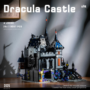 XJD JD099 3007 Piezas Castillo de Drácula de la Película, Set de Bloques de Construcción, Modelo Técnico de Plástico, Juguete Moderno, Regalo Festivo - Product Image 2