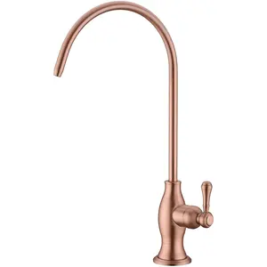 玫瑰金饮用水净化器水龙头商用滤水水龙头，用于水槽下滤水系统