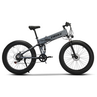 Vélo de montagne électrique pliable pour adultes à pneus larges, double moteur, moteur sans balais, sport, Burchda R5 Pro 48V30Ah 26" 4.0 7 vitesses hydrauliques