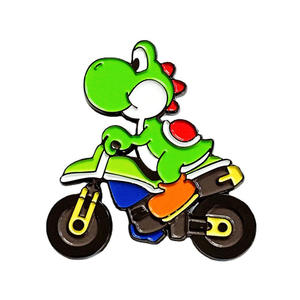 เข็มกลัดโลหะสำหรับเกมแข่งรถซูเปอร์มาริโอพิมพ์ลายดิจิทัล yoshis Luigi <span class=keywords><strong>Mario</strong></span> - Product Image 2