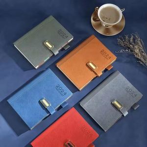 High Quality Diary Manufacturer Colorful PU Leather Notebook Planner Custom logo Business Notebook and Pen <b>Gift</b> <b>Set</b> Wholesale - Product Image 3