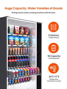 Máquina Expendedora Comercial de Bebidas y Aperitivos AFEN USA, Envío en 3 Días, Gran Capacidad, con Monedas y Billetes para Negocios - Product Image 5