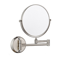 Miroir de maquillage MIXWARES 8 pouces, grossissement 3X/1X, double face, pivotant, mural, pour salle de bain, hôtel, miroir de maquillage pour salle de bain