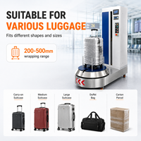 Valise de voyage pour bagages d'aéroport Machine à emballer automatique sous film étirable
