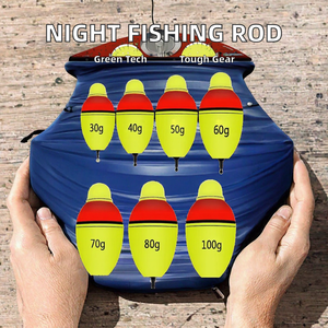 Canne à lancer double couleur en EVA pour pêche nocturne en mer Big Belly Bighead Long Float Gear Accessoires pour capturer la carpe argentée - Product Image 2