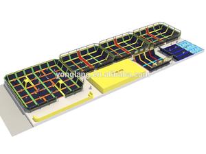 New chuyên nghiệp hình chữ nhật Mini Trampoline thiết bị tập thể dục sân chơi trong nhà tùy chỉnh <span class=keywords><strong>yonglang</strong></span> thương hiệu 1000kg Công suất tối đa trên bán - Product Image 5