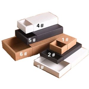 Four Size Set Folded Upscale Kraft Paperboard Gift Belt Packaging Sleeve <b>Boxes</b> - Product Image 6