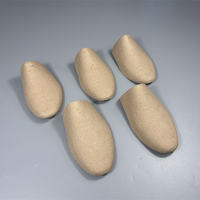 Embauchoirs en papier recyclable brun naturel, moulés en pulpe