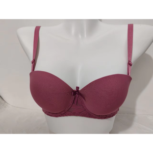 High <b>Stretch</b> Women Lace Support Bra Comfort Cup Sexy Daily Underwire Customizable Logo - Product Image 3