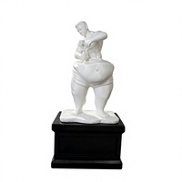 Figura de Resina para Autoafinación Personal, Escultura con Letras Grabadas, Trofeo Semimanual para Competición de Fisicoculturismo, Adornos Decorativos para Gimnasio