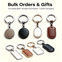 Porte-clés en métal avec logo personnalisé, qualité supérieure, cadeaux de marque, vente en gros, alliage de zinc, porte-clés minimaliste, souvenir, usine OEM ODM