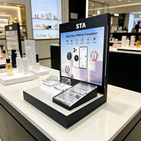 Étagère de présentation en acrylique personnalisée écologique pour les cosmétiques, le maquillage, les parfums et les produits de soin de la peau - Étagère de magasin de détail