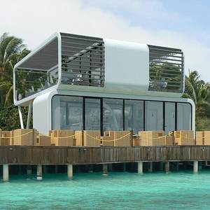 Turista B & B Hoteles Diseño modular multifuncional Prefabricado Apple Office Pod Desmontable Prefab Mobile Apple House Hotel - Product Image 2