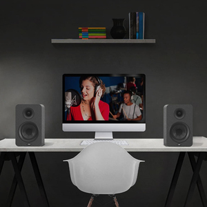 Sistema de Altavoces para Computadora de 50W y <span class=keywords><strong>3</strong></span> Pulgadas, con Base de Madera, <span class=keywords><strong>2</strong></span>.0, Activo, BT5.<span class=keywords><strong>3</strong></span>, Inalámbrico/Con Cable, para Cine en Casa, Estudio, Monitor, Teléfono Móvil - Product Image 4