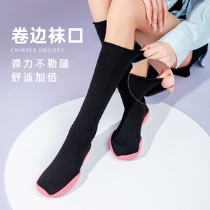 รองเท้าฟิตเนสทรงสูงรุ่น GallonShark สำหรับผู้หญิง พื้นรองเท้า TPU ตาข่าย พื้นรองเท้ากลาง EVA เหมาะสำหรับโยคะ แอโรบิก พิลาทิส และการฝึกซ้อมแบบเงียบ - Product Image 3