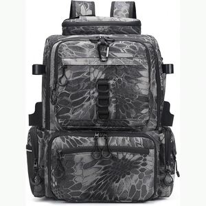 Échantillon gratuit : Sac de pêche multifonctionnel imperméable en tissu de luxe, boîte à accessoires de pêche, vert armée, idéal - Product Image 1