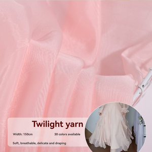 Tessuto Organza Leggero per Abiti da Sposa, Organza alla Moda Leggera e Traspirante in Poliestere, Design Personalizzato - Product Image 3