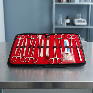 Kit de Suture pour la Pratique de la Dissection, Ensemble d'Instruments Dentaires Personnalisés, Coussin en Silicone Durable pour la Peau, Manuel d'Instruments Médicaux - Product Image 4