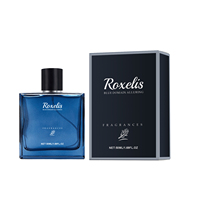 Roxelis Blue City Cologne dégage un parfum masculin charmant avec une fraîcheur longue durée, idéal pour créer des moments romantiques.