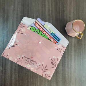 Túi Nhựa Trong Suốt Giữ Tập Tin Kích Thước A4 Tài Liệu Túi Lưu Trữ Phong Bì Với Nút Chụp - Product Image 5