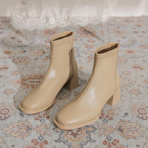 Botines de Plataforma para Mujer, Invierno, Hechos a Medida, de Alta Calidad, Cómodos, de Cuero PU, Impermeables, con Cremallera Lateral y Tacón de Aguja - Product Image 3