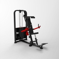 Machine d'extension des triceps assise polyvalente avec structure en acier et dispositifs de sécurité pour le renforcement des muscles du dos et des bras