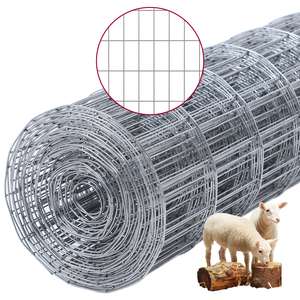 Galvanized <b>Wire</b> <b>Mesh</b> for Outdoor Fencing 15GA 6FTx50FT Roll 2x4inch <b>Mesh</b> Opening - Product Image 1