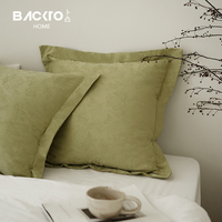 Bio-Baumwolle Tencel Jacquard Bett Kissen bezug Moderne Luxus natürliche europäische Kissen bezug Hotel liefert Bettwäsche