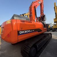 Excavatrice sur chenilles d'occasion Doosan DH300LC-7 de haute qualité, modèle 2022, 30 tonnes, provenant de Corée, avec moteur, boîte de vitesses, pompe et PLC