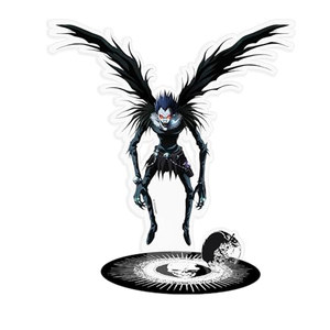 Figurines en acrylique OEM/ODM Personnage Ryuk <span class=keywords><strong>de</strong></span> Death Note, lot <span class=keywords><strong>de</strong></span> 4 ou 3 pièces avec base, logo, figurine <span class=keywords><strong>de</strong></span> collection anime pour bureau - Product Image 4