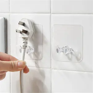 Não-perfuração prateleiras Pendurado decorativo Toilet Razor titular gancho titular barbeador cabide