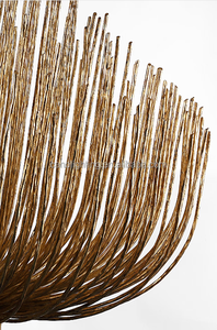Lustre suspendu en fer doré de style américain, grand modèle, sculpté, pour salon, décoration, branche suspendue, grand luminaire suspendu à LED - Product Image 3