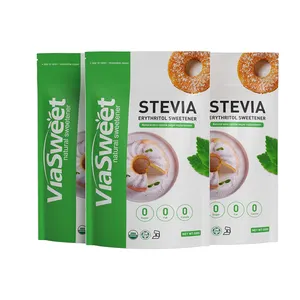 OEM ODM 0 Calory Grosir Steia Sugar Erythritol Stevia RA98 % Bubuk Campuran Dalam Jar untuk Memanggang