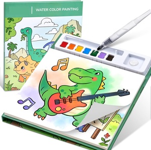 Libros de Colorear con Agua para Niños Pequeños, Sets de Pintura con Acuarelas para Niños, Actividades de Dibujo, Juguete de Regalo de Cumpleaños para Niños y Niñas - Product Image 2