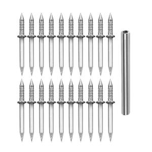 Стальные гвозди из углеродистой стали для бесшовной установки плинтуса, высокопрочные односторонние двухсторонние немаркировочные гвозди - Product Image 6