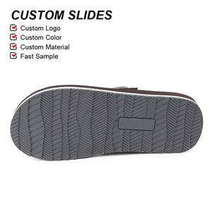 OLICOM Logo personnalisé Nouvelles pantoufles Mode masculine d'été Semelle épaisse Confortable Antidérapant Sports de plein air Sandales d<span class=keywords><strong>éco</strong></span>ntractées de plage à lanières - Product Image 3