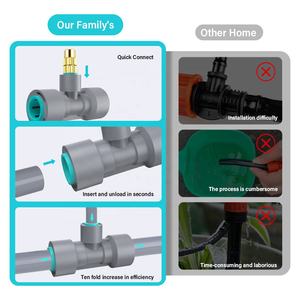 Einstellbares Tropf bewässerungs system Automatisches Sprinkle-Bewässerungs system Sprühnebel-Kit für Gärten, Gewächs häuser und Farmen - Product Image 4