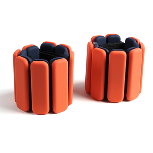 Poids de <span class=keywords><strong>poignet</strong></span> <span class=keywords><strong>et</strong></span> de <span class=keywords><strong>cheville</strong></span> en silicone écologiques <span class=keywords><strong>pour</strong></span> l'entraînement de force à domicile <span class=keywords><strong>et</strong></span> le Pilates - Product Image 2