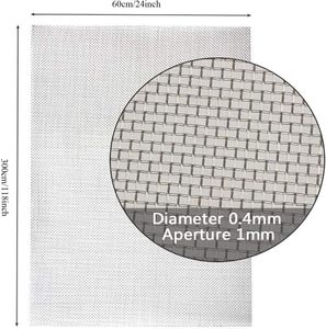 Malla de Acero Inoxidable de Alta Resistencia para Ventanas, Protección Contra Mascotas, Antiarañazos, Malla Metálica en Rollo para Ventanas y Puertas - Product Image 2