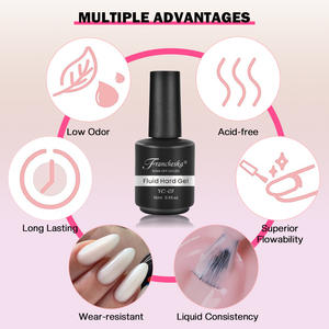 प्रीमियम यूव पॉली जेल बिल्डर लिक्विड नेल आर्ट के लिए एक बोतल में तेजी से फैलाए गए नेल स्ट्रेचिंग जेल - Product Image 2