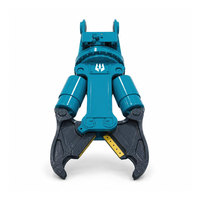 Cisaille hydraulique hybride We-Attach WC15D-CC 17-25T de type CC à double mâchoire, lames allongées, valve à haut débit, garantie 1 an, cisaille de démolition
